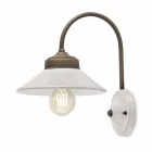 Se enciende en color de cerámica y metal pared Alice Ferroluce viadurini