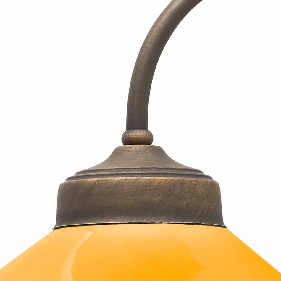 Se enciende en color de cerámica y metal pared Alice Ferroluce viadurini