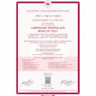 Se enciende en color de cerámica y metal pared Alice Ferroluce viadurini