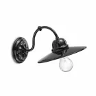 Luces en la pared de cerámica brillante Ferroluce retro viadurini