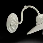 Luces en la pared de cerámica brillante Ferroluce retro viadurini