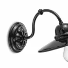 Luces en la pared de cerámica brillante Ferroluce retro viadurini