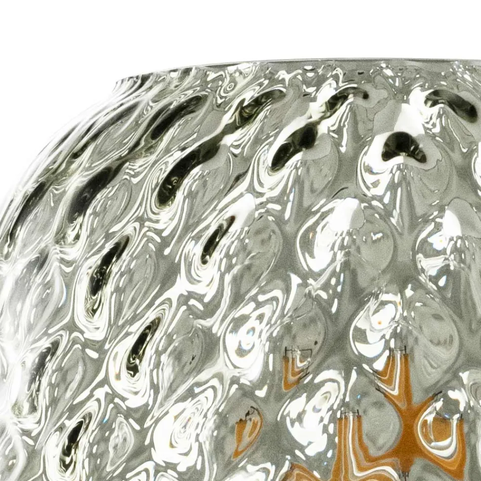 Aplique de pared de cristal veneciano multicolor fabricado en Italia - Elisia viadurini