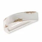 Aplique de pared de la vendimia en media luna de cerámica Helen Ferroluce viadurini