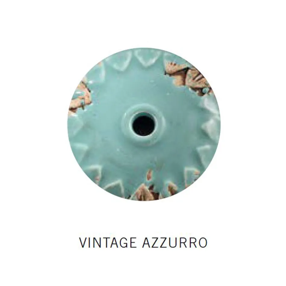 Aplique de Diseño Industrial en Hierro y Cerámica Hecho a Mano - Grunge viadurini