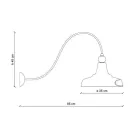 Aplique de Diseño Industrial en Hierro y Cerámica Hecho a Mano - Grunge viadurini