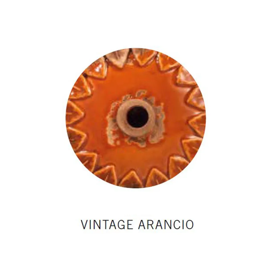 Aplique de Diseño Industrial en Hierro y Cerámica Hecho a Mano - Grunge viadurini