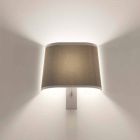 Lámpara de pared de diseño en metal acabado plateado o blanco Made in Italy - Jump viadurini
