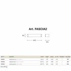 Medio apliques La moda es el cobre y metacrilato viadurini