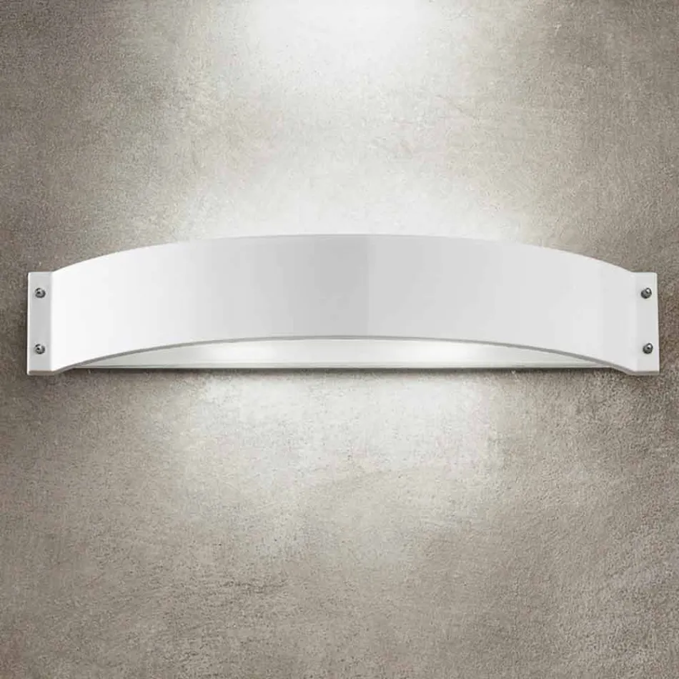 Gres pared de cerámica blanca Glamour Aldo Bernardi viadurini