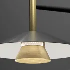 Apliques de pared de metal en varios acabados fabricados en Italia - Mira viadurini