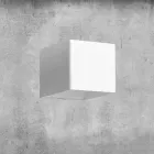 Aplique de latón y yeso Made in Italy - Cubetto Aldo Bernardi viadurini