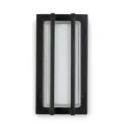 Lámpara de pared vintage de latón, casquillo E27 y luz ambiental, fabricada en Italia - Cristal viadurini