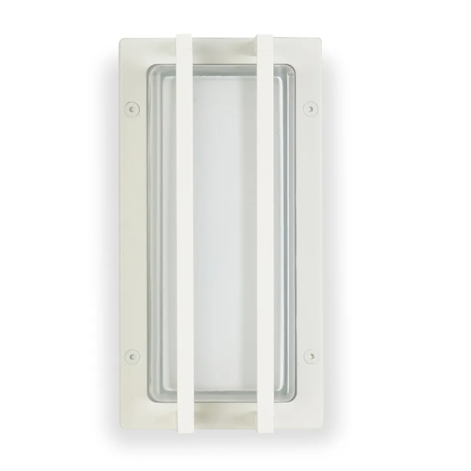 Lámpara de pared vintage de latón, casquillo E27 y luz ambiental, fabricada en Italia - Cristal viadurini