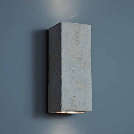 Smith - Aplique de exterior LED Toscot en loza de barro H 24 cm viadurini