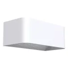 Lámpara de pared LED de interior en aluminio blanco, negro o corten - Renella viadurini