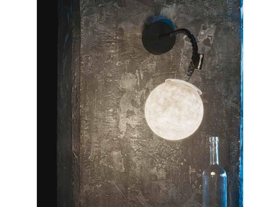 Aplique moderno In-es.artdesign Micro Luna Nebulita aplique de pared viadurini
