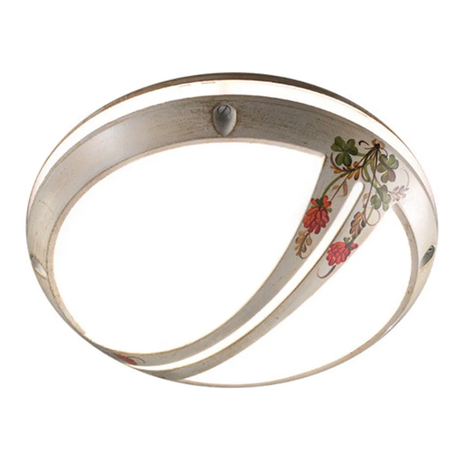 Lámpara de pared o de techo para jardín en aluminio pintado a mano - Brindisi viadurini