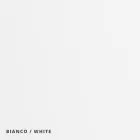 Lámpara de pared o techo de aluminio, metal y cristal blanco - Luma viadurini