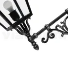 Aplique de exterior en aluminio y vidrio Made in Italy Vintage - Bonaria viadurini