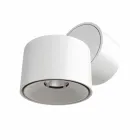 Lámpara de Pared Decorativa Redonda Led 7W en Aluminio Blanco o Negro - China viadurini