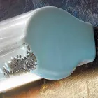 Applique hecho a mano de la vendimia pulido de cerámica Ethel Ferroluce viadurini