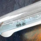 Applique hecho a mano de la vendimia pulido de cerámica Ethel Ferroluce viadurini