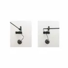 Lámpara de pared vintage de latón con brazo móvil - Meridiana Aldo Bernardi viadurini