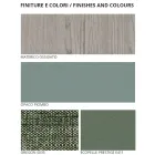 Muebles de dormitorio de lujo Made in Italy de 5 elementos - Cristina viadurini