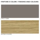 Muebles de dormitorio de estilo moderno de 5 elementos hechos en Italia - Diamante viadurini