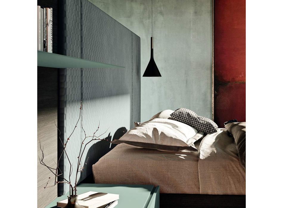 Muebles de dormitorio de 6 elementos Made in Italy - Ruby viadurini