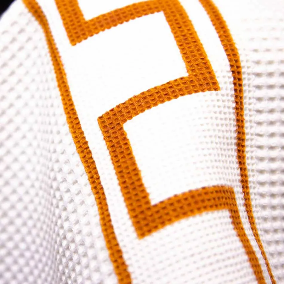 Toalla de una pieza de algodón italiano impresa a mano - Marcas viadurini