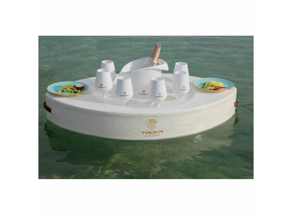 Barra flotante de cuero ecológico Trona canotaje made in Italy