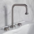 Mezclador de lavabo moderno de 3 orificios con desagüe Made in Italy - Quito