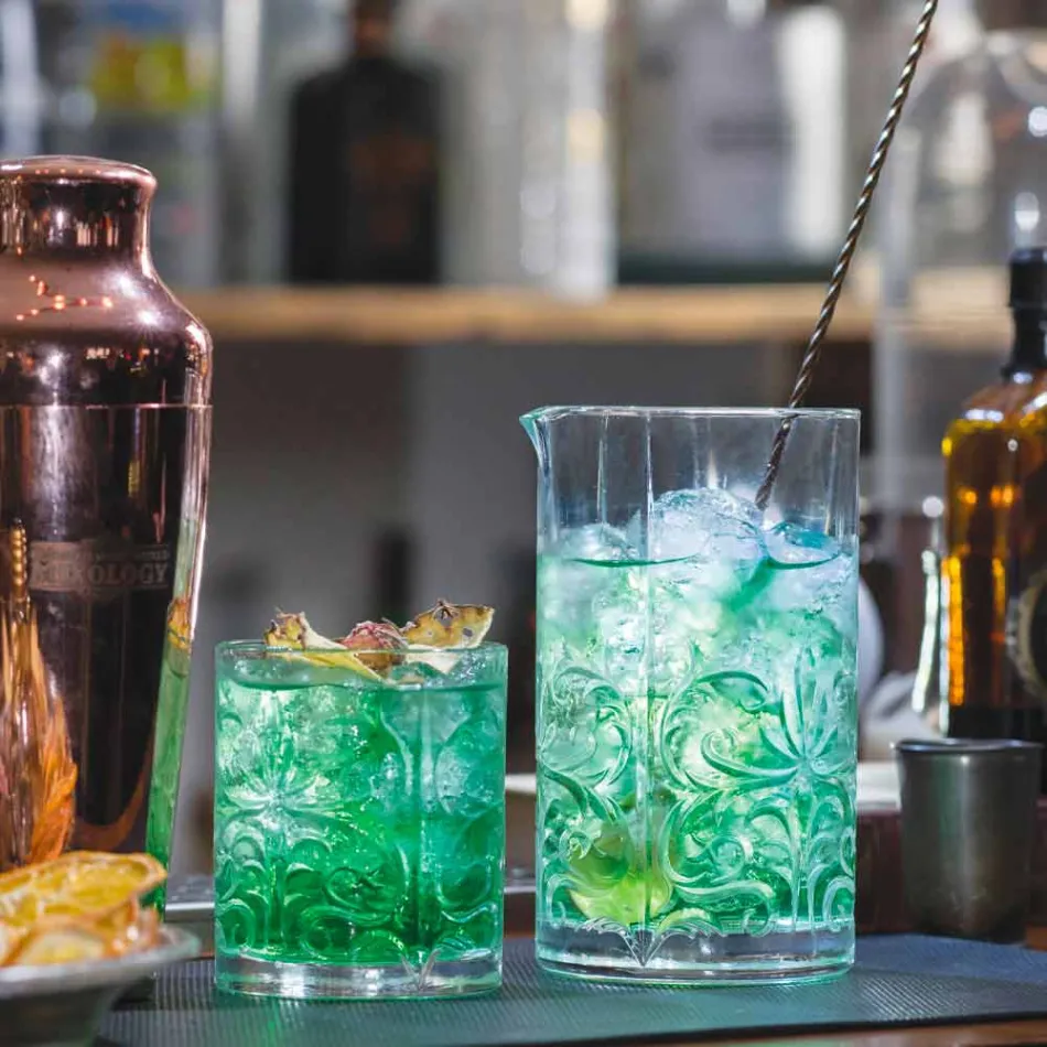 Vaso Mezclador con Decoración Excéntrica Diseño de Lujo 4 Piezas - Destino viadurini