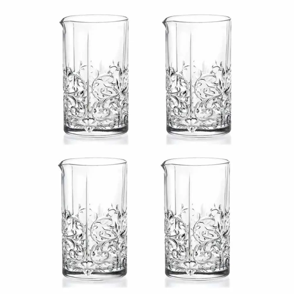 Vaso Mezclador con Decoración Excéntrica Diseño de Lujo 4 Piezas - Destino viadurini