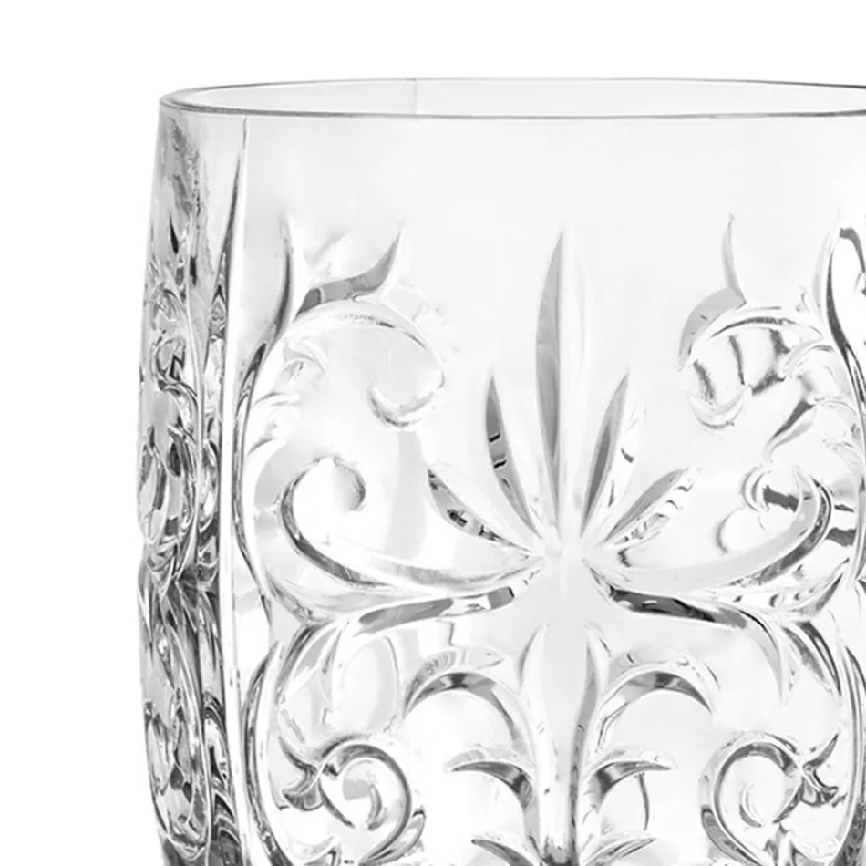 Vaso de vidrio para Moscow Mule en Eco Crystal decorado 8 piezas - Destino viadurini