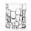Vasos bajos de cristal ecológico decorado 12 piezas - Catania