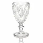 Diseño moderno de vidrio de color copas de vino 6 piezas - Timon viadurini