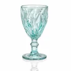 Diseño moderno de vidrio de color copas de vino 6 piezas - Timon viadurini