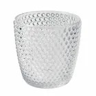 Vasos De Vidrio Transparente Decorados, Servicio De Agua Moderno 12 Piezas - Mezcla viadurini