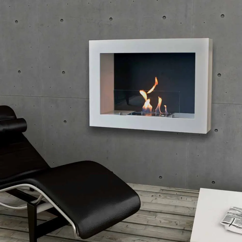 Biocamino pared Diseño moderno Blake viadurini