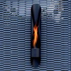 Biochimenea de pared de diseño tubular y moderno en acero negro - Jackson viadurini