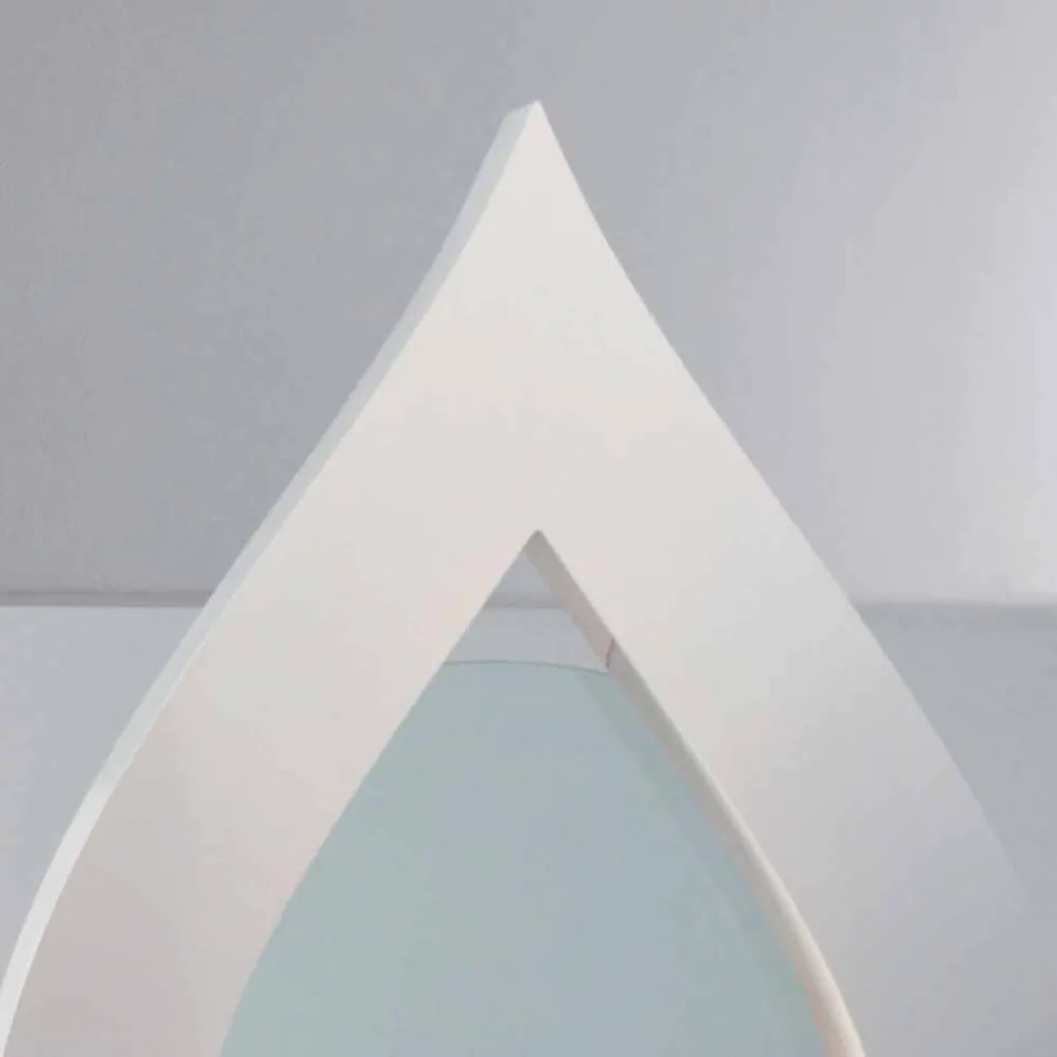 Biocamino a partir de bioetanol tierra, diseño moderno llama en la forma Todd viadurini