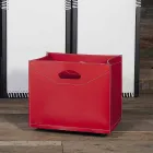 Bolso de madera en cuero 100% Made in Italy Innovo viadurini