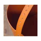 Bolsa de leña en cuero Milo 100% Made in Italy viadurini