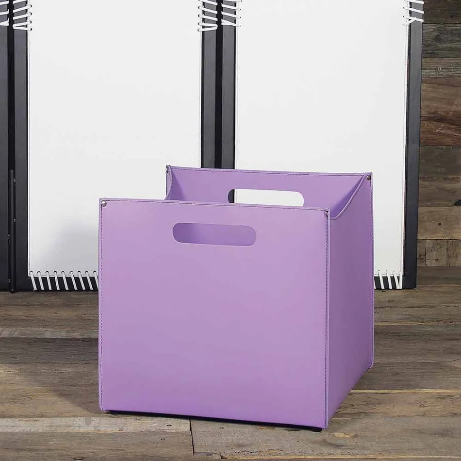 Bolsa de almacenamiento de cuero Giotto 100% Made in Italy viadurini