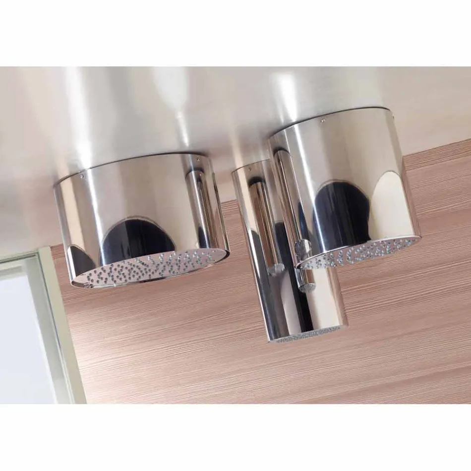 Cabezal de ducha Bossini Oki 200 con un moderno diseño de chorro viadurini