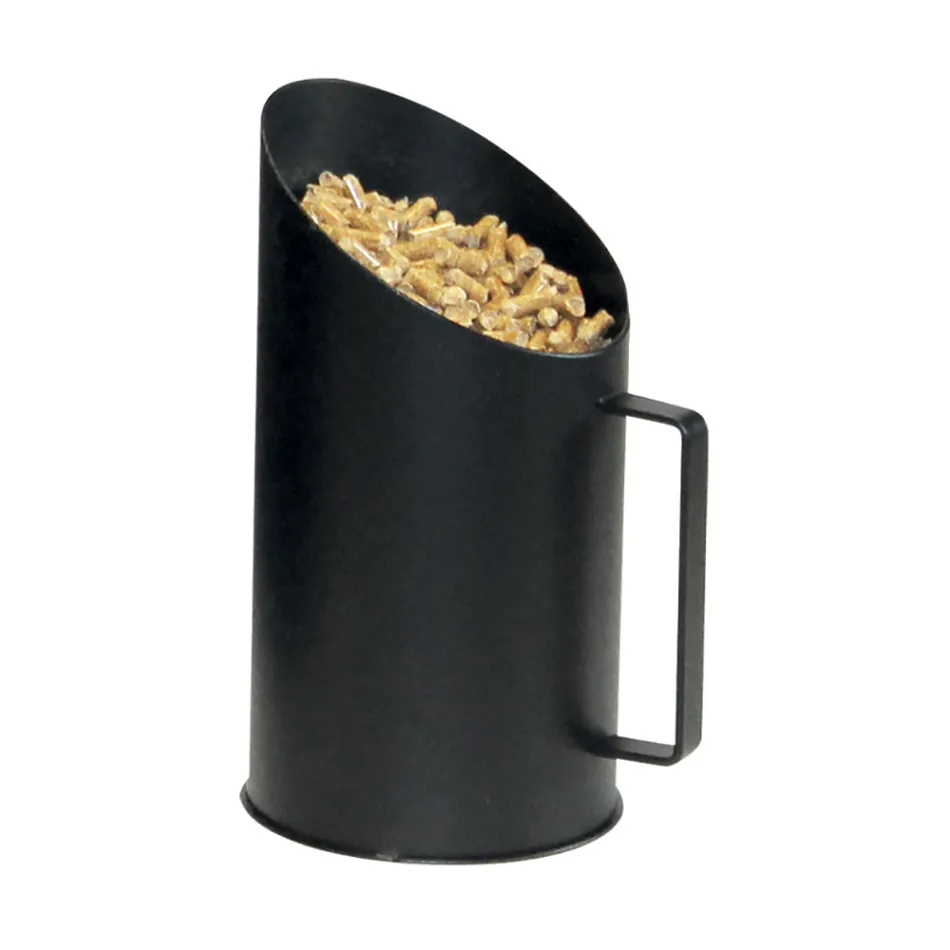 Jarra Dosificadora de Pellets con Mango de Metal Made in Italy - Yurta viadurini