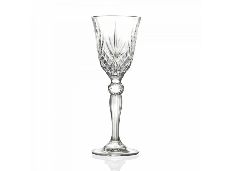 Vaso de Licor de Diseño Vintage en Cristal Ecológico 12 Piezas - Cantabile viadurini